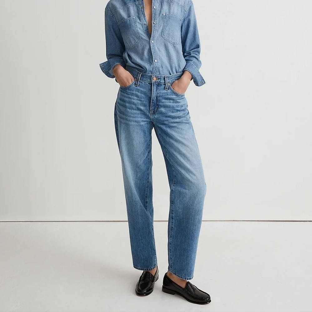 Madewell The Slouchy Boyjean in Rosewell wah size 31 NWT NO052